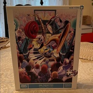 New York Puzzle Company "Feel the Rhythm" 1000-Piece Jigsaw Puzzle - Multicolor